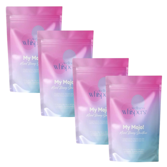 Wellness Whispers My Mojo Mixed Berry Smoothie (Bundle of 4)