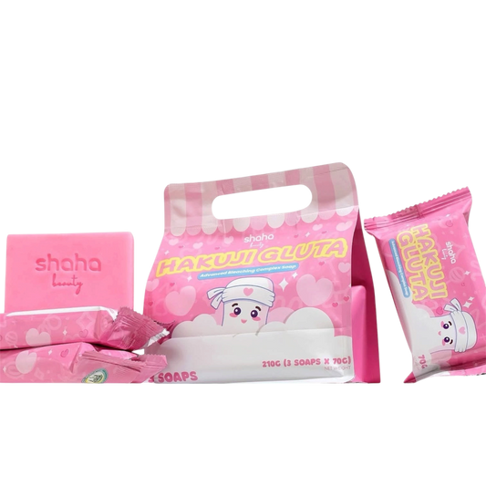 Shaha Beauty Hakuji Gluta Soap (70gmx3pcs)