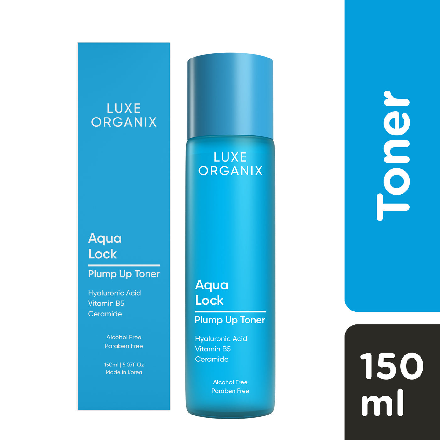 Luxe Organix Aqua Lock Plump Up Toner (150ml)