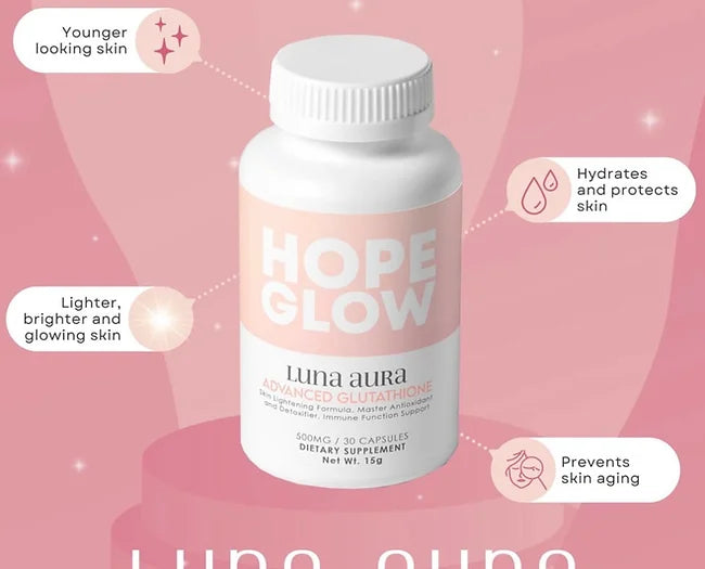 Luna Aura Hope Glow Advanced Glutathione (30caps)