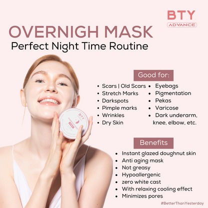 BTY Advance Power Duo Set (Instaglow + Overnight Mask)