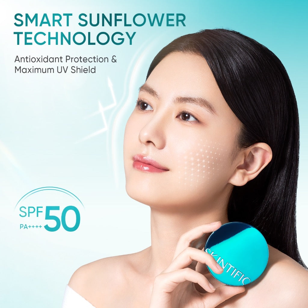 Skintific Perfect Stay Serum Matte Cushion Foundation SPF50 PA++++