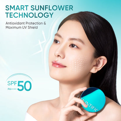 Skintific Perfect Stay Serum Matte Cushion Foundation SPF50 PA++++