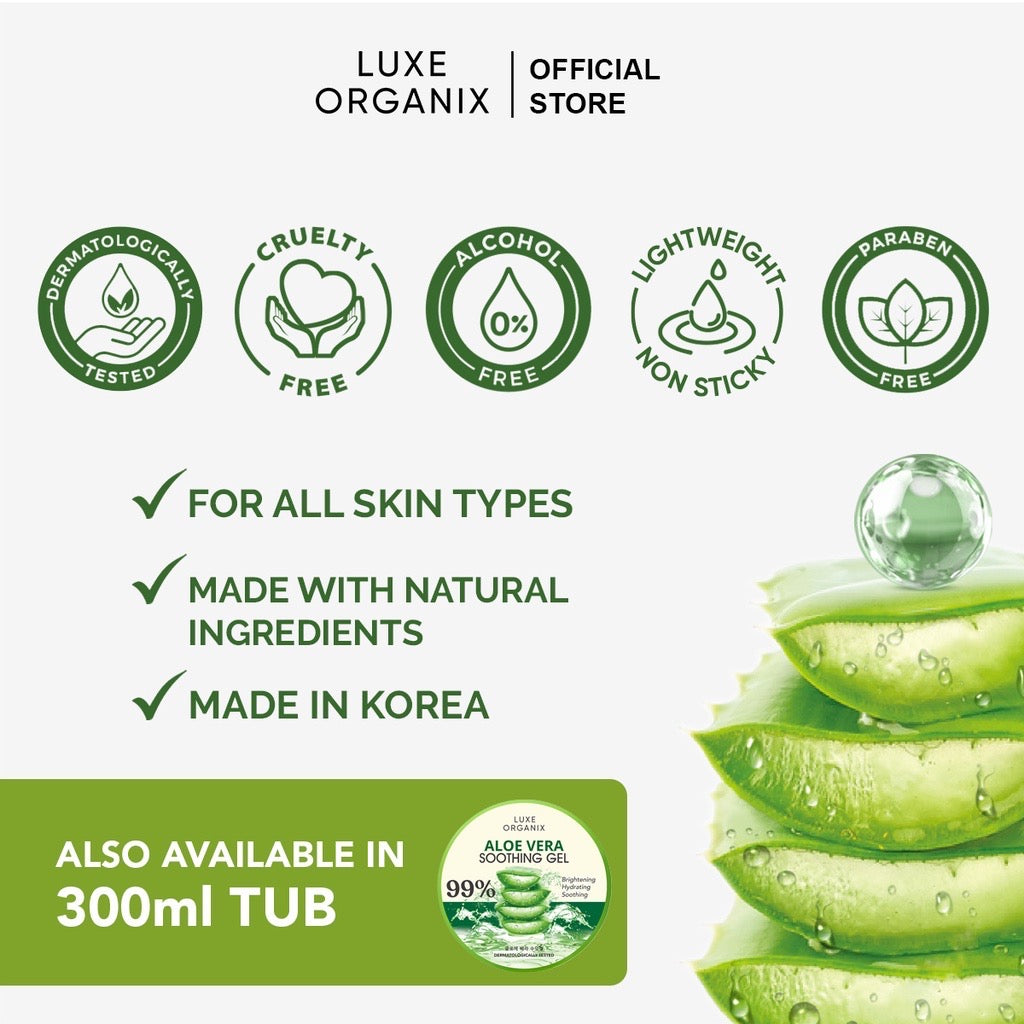 Luxe Organix Aloe Vera Soothing Gel (100ml)