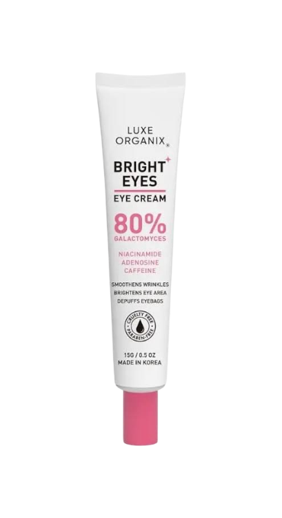 Luxe Organix Bright Eye Cream 80% Galactomyces (15gm)