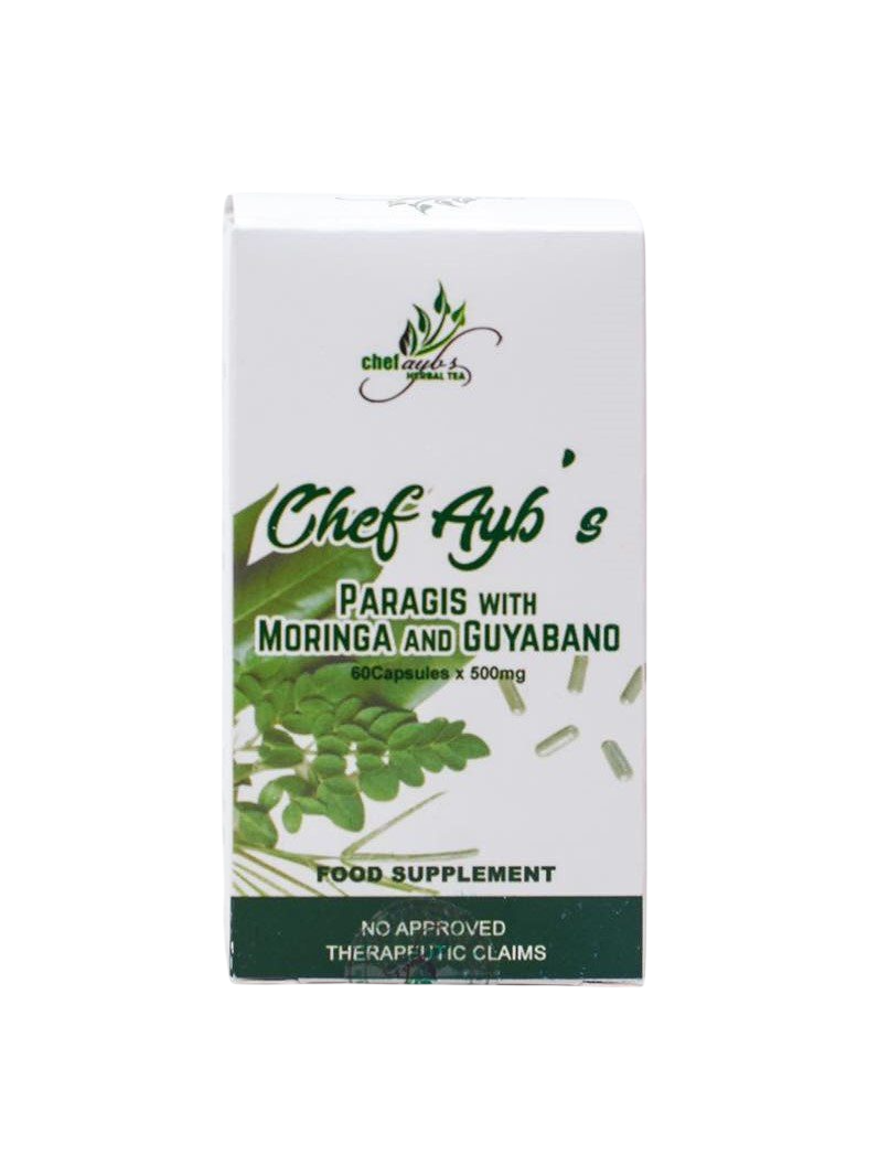 Chef Aybs Paragis with Moringa and Guyabano Capsule (60s)
