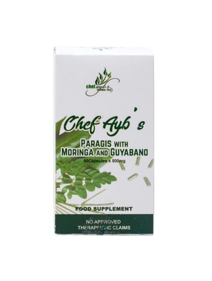 Chef Aybs Paragis with Moringa and Guyabano Capsule (60s)