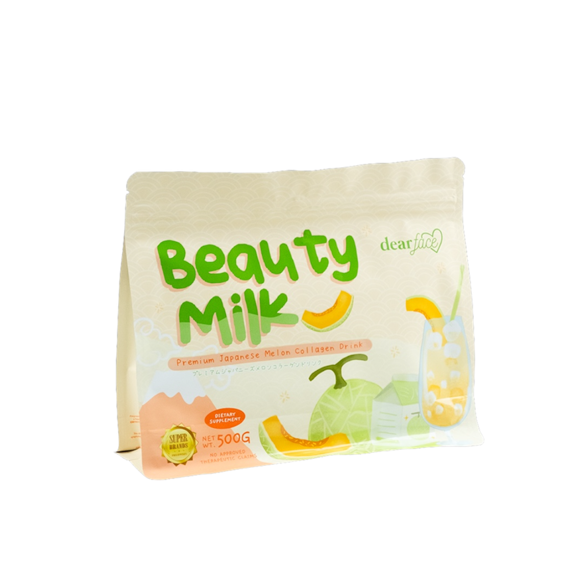 Dear Face Supersized Beauty Milk Melon Collagen Drink (500gm)