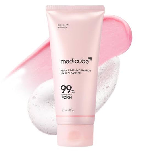 Medicube PDRN Pink Niacinamide Whip Cleanser (120gm)