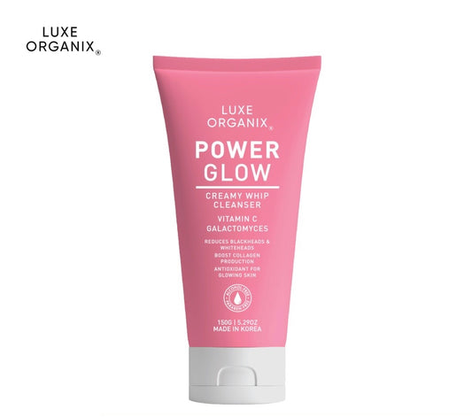 Luxe Organix Power Glow Creamy Whip Cleanser (150ml)