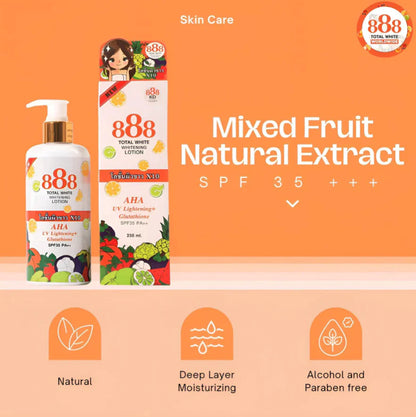 888 Total White Whitening Lotion (250ml)