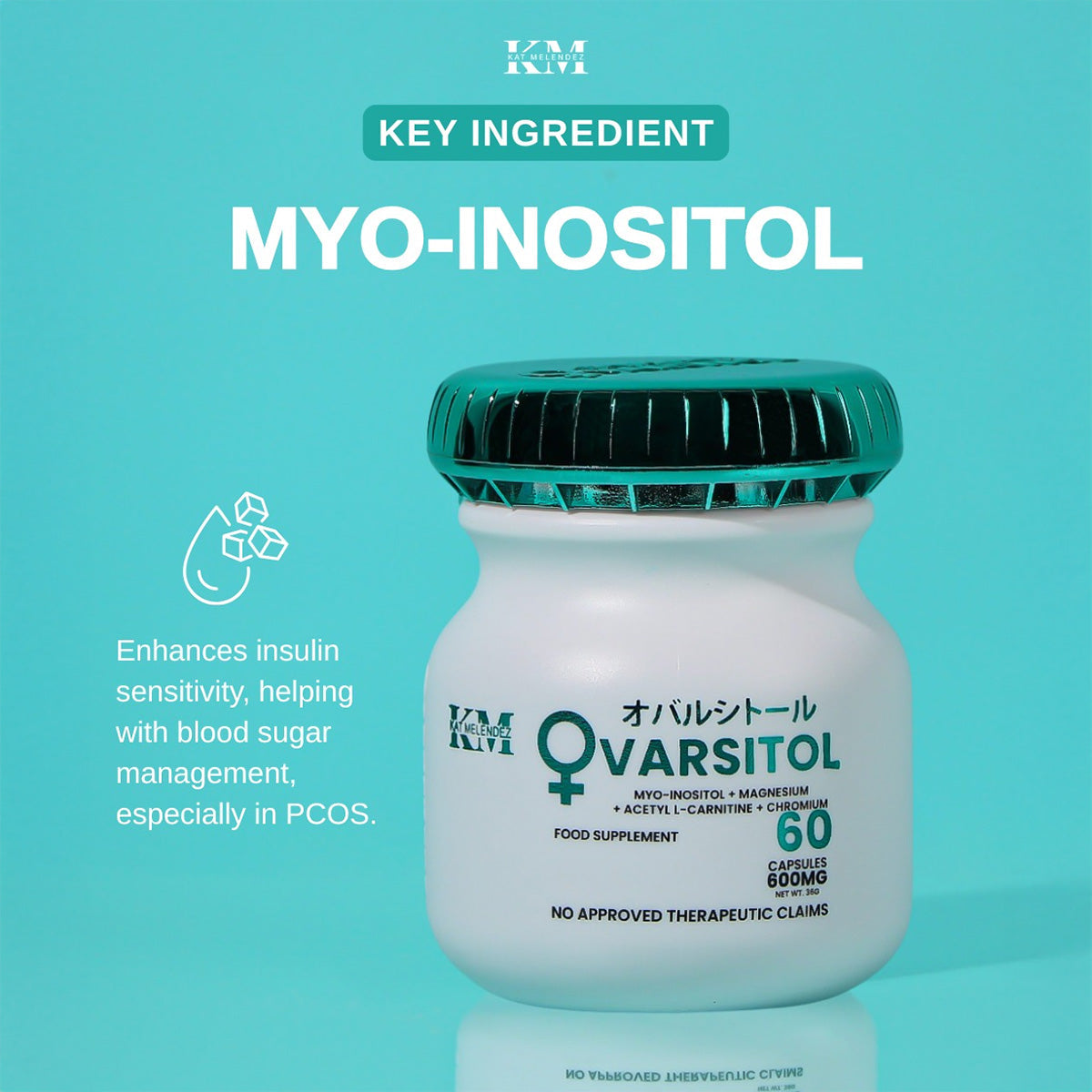 Kat Melendez Ovarsitol 600mg (60caps)