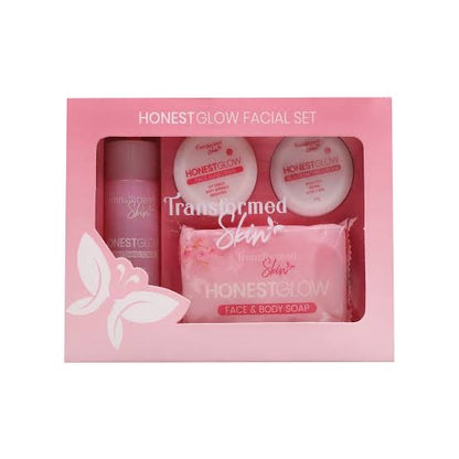 Honest Glow Facial Set Transformed Skin