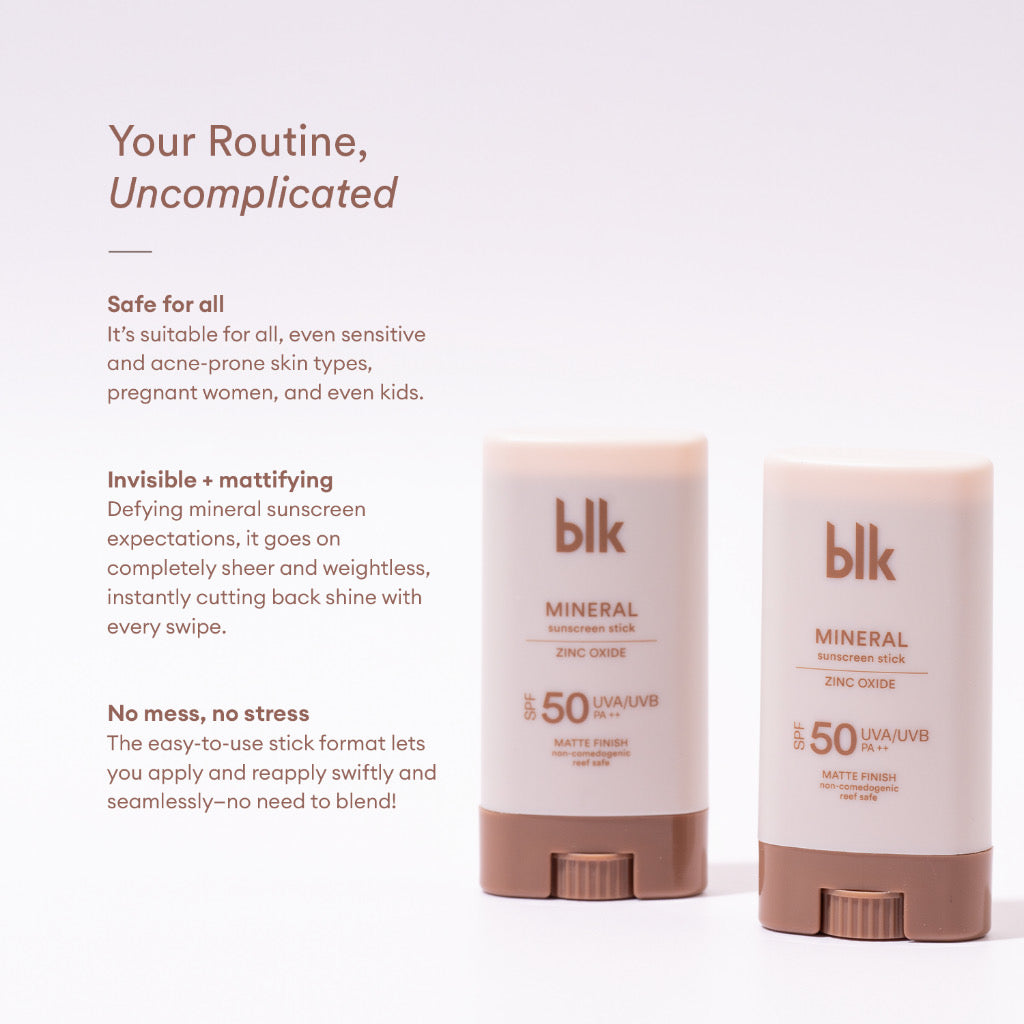 BLK Universal Mineral Sunscreen Stick SPF50 PA++