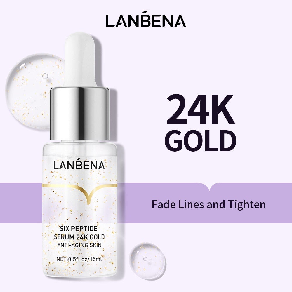 Lanbena Six Peptide Serum 24K Gold (15ml)