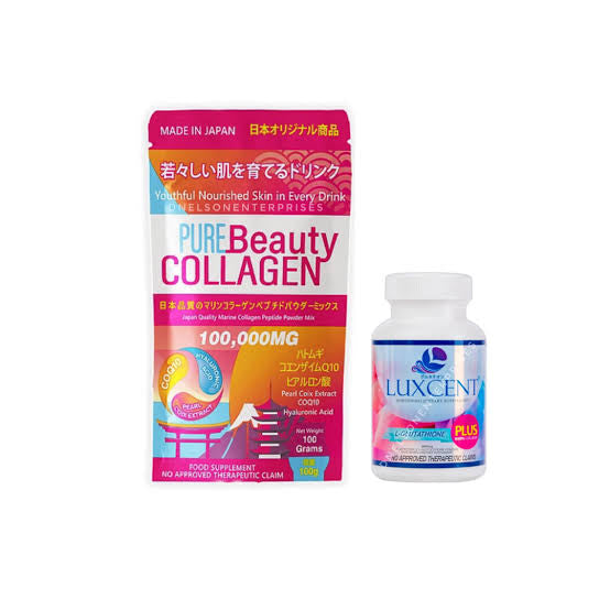 Pure Beauty Collagen + Luxcent L-Glutathione Set