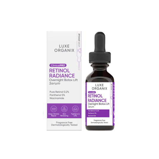 Luxe Organix Retinol Radiance Overnight Botox Lift Serum (30ml)