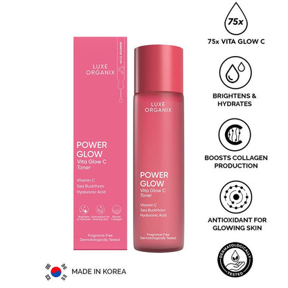 Luxe Organix Power Glow Vita Glow C Toner (150ml)