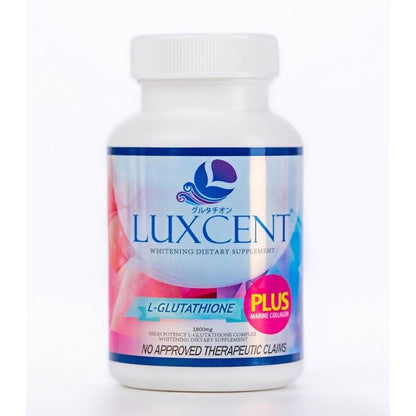 LUXCENT Luminous Caps (1800mg) L-Glutathione + Marine Collagen Capsule (60caps)