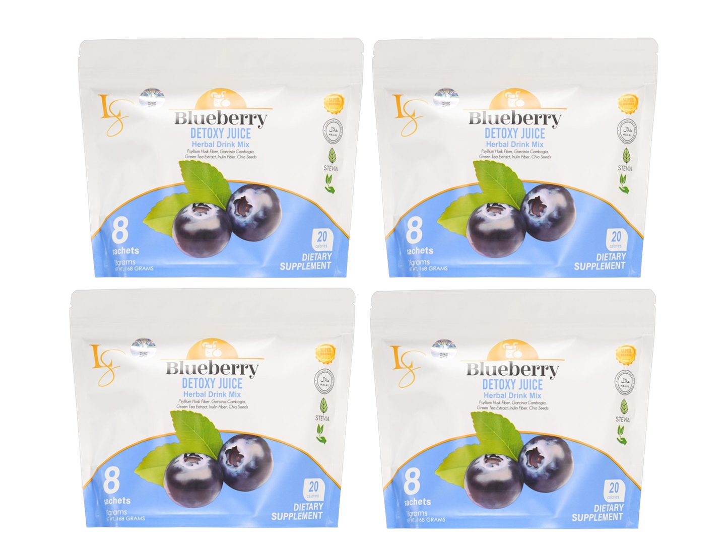 LS Blueberry Detoxy Juice (Bundle of 4)
