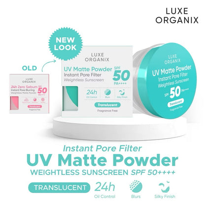 Luxe Organix 24h Zero Sebum Matte Powder (15gm)