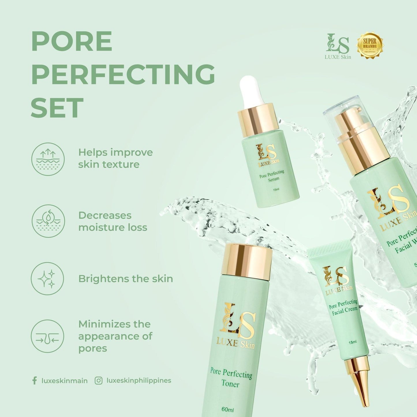 Luxe Skin Pore Perfecting Set