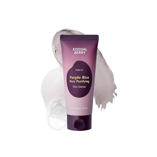 EQQUALBERRY Pore Fit Purple Rice Pore Purifying Pack Cleanser (130gm)