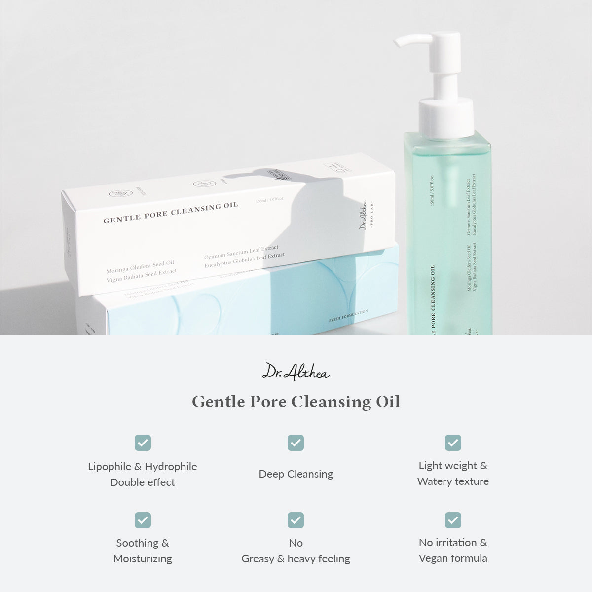 Dr. Althea Gentle Pore Vegan Cleansing Oil (150ml)