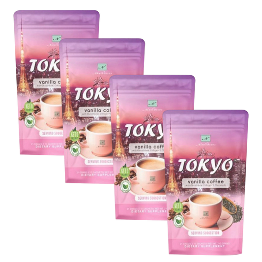 Tokyo Vanilla Coffee by Namiroseus (Bundle of 4)