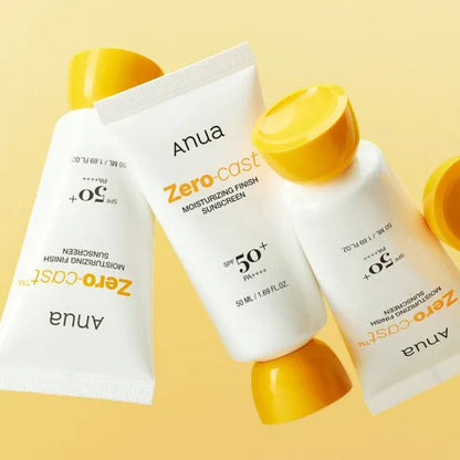 Anua Zero Cast Moisturizing Finish Sunscreen SPF50 (50ml)