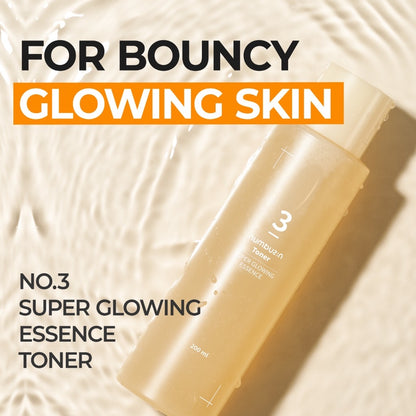 Numbuzin No.3 Glowing Essence Toner (200ml)