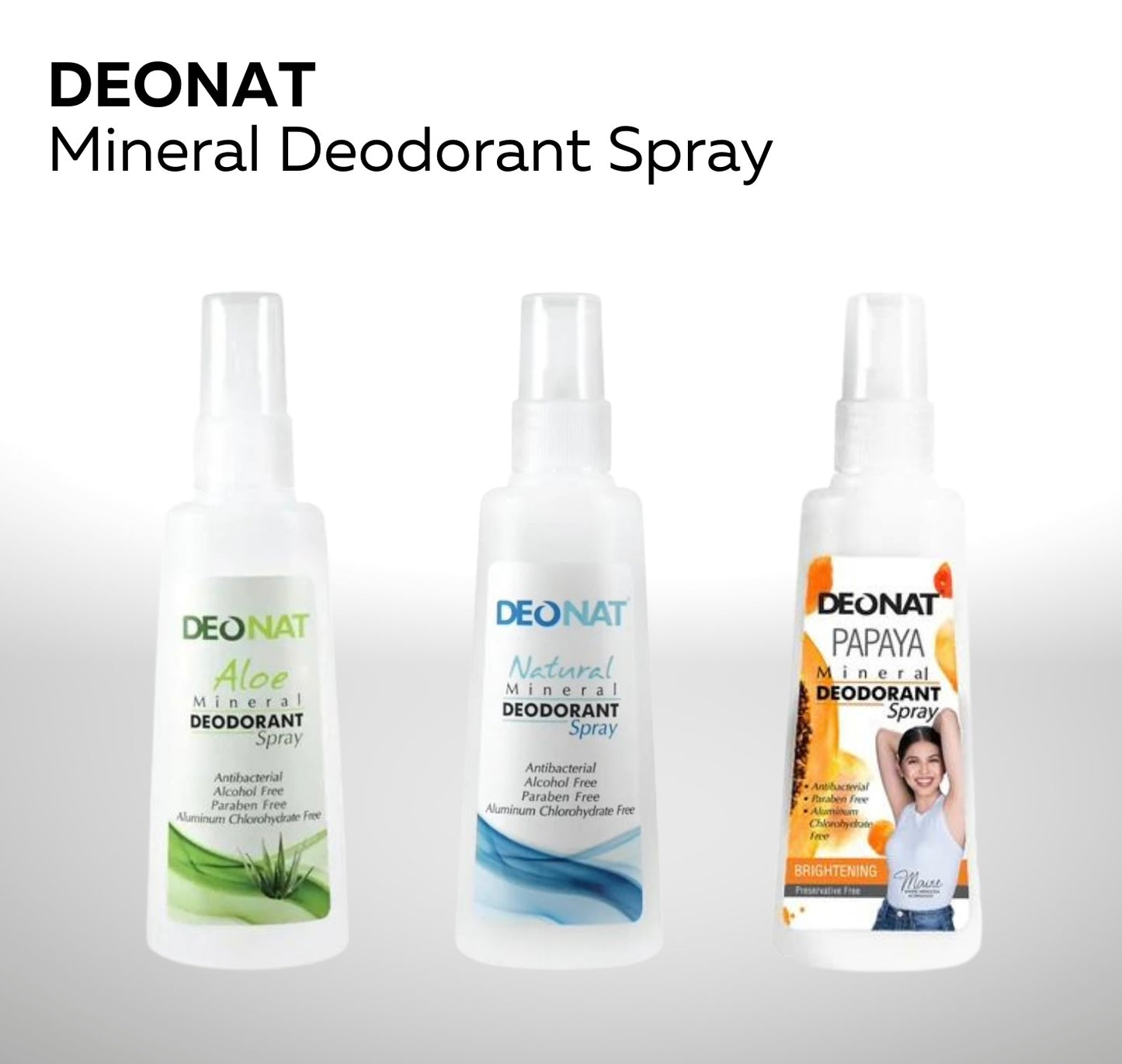 Deonat Mineral Deodorant Spray (100ml)