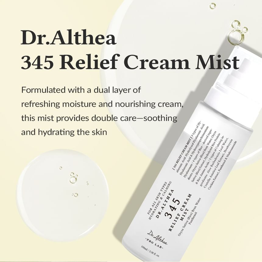 Dr. Althea 345 Relief Cream Mist (100ml)