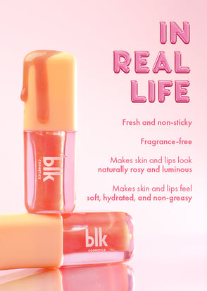 BLK Cosmetics Fresh Color Adapting Lip&Cheek Oil with Shimmer