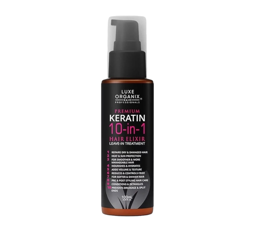 Luxe Organix Premium Keratin 10-in-1 Hair Elixir (100ml)