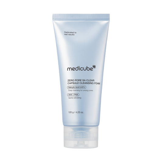 Medicube Zero Pore SA Clear Capsule Cleansing Foam (120gm)