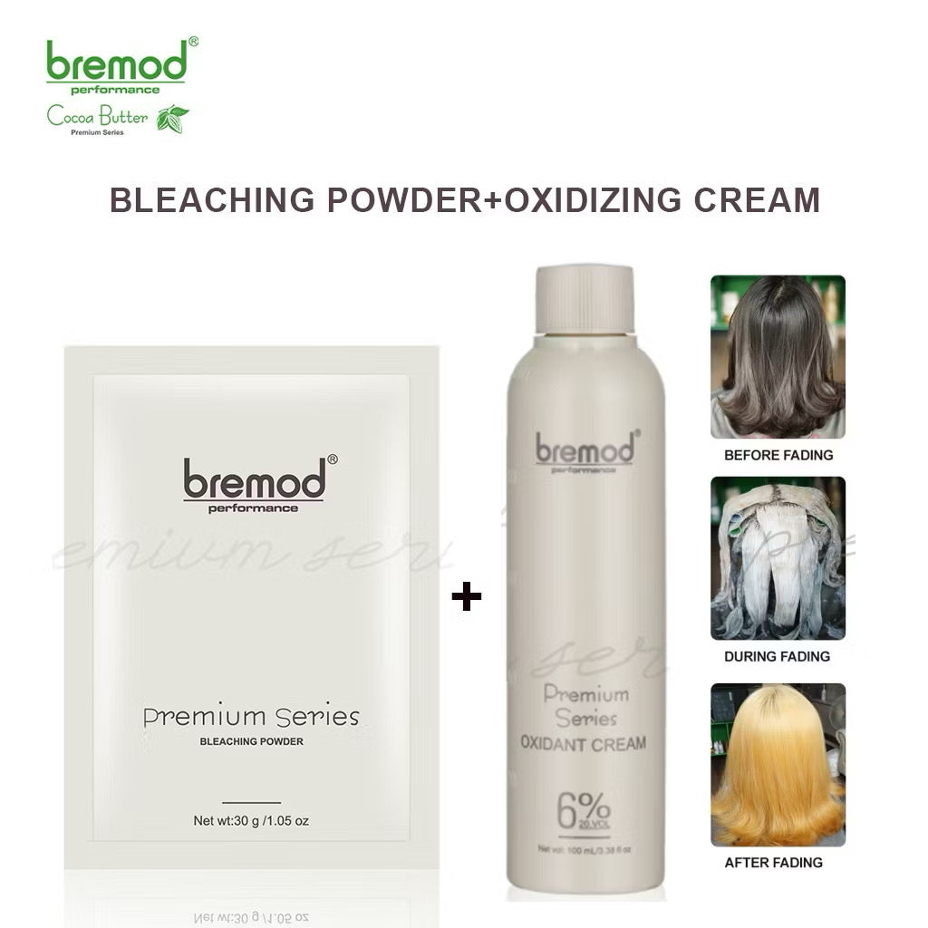Bremod Bleaching Powder + Oxidizing Cream Set