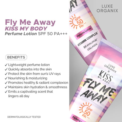 Luxe Organix Kiss My Body Perfume Lotion (200ml)