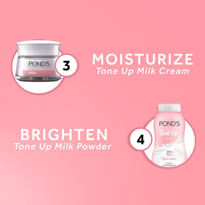 POND’S Instabright Tone Up Milk Foam with Niacinamide and Vitamin C for Instant Brightening (100gm)