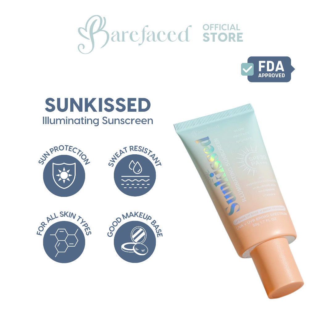 Barefaced Sunkissed Illuminating Sunscreen SPF50 PA+++ (50gm)