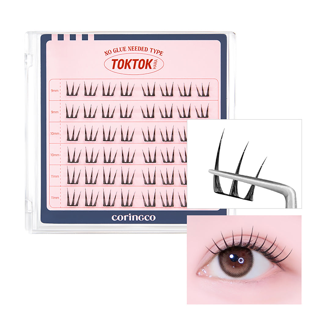 CORINGCO Toktok Hara No Glue Eyelash (#Muse)