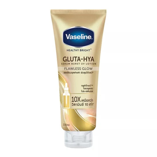 Vaseline Gluta-Hya Serum Burst UV Lotion Flawless Glow (300ml)