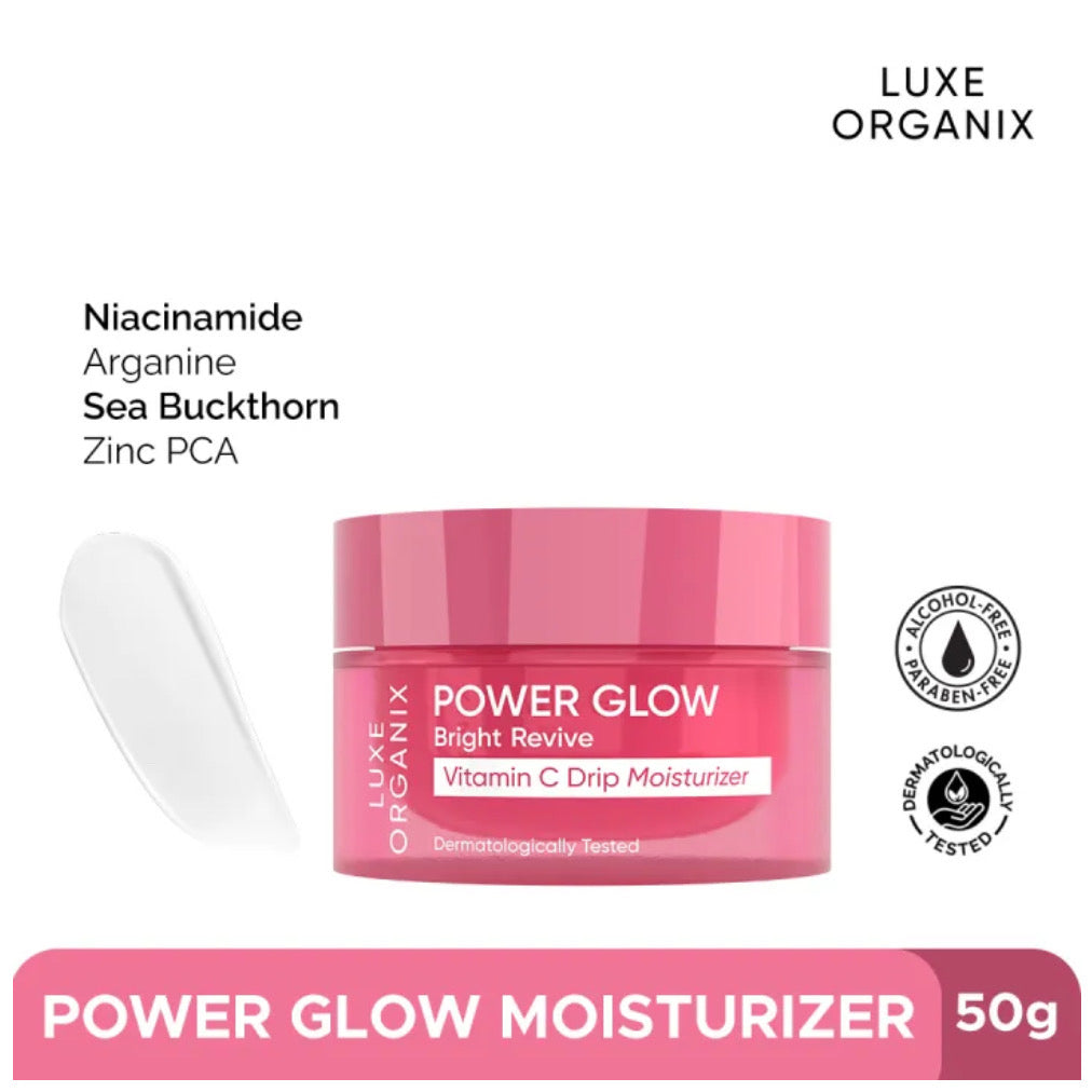 Luxe Organix Power Glow Bright Revive Vitamin C Drip Moisturizer (50gms)