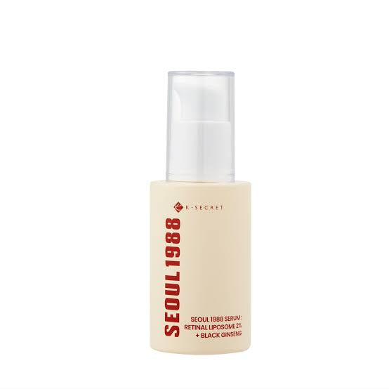 K-SECRET Seoul 1988 Serum: Retinal Liposome 2% + Black Ginseng (30ml)