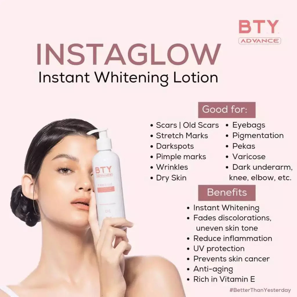 BTY Advance Evening Glow Trio Set (Overnight Mask+Instaglow+Cleanser)