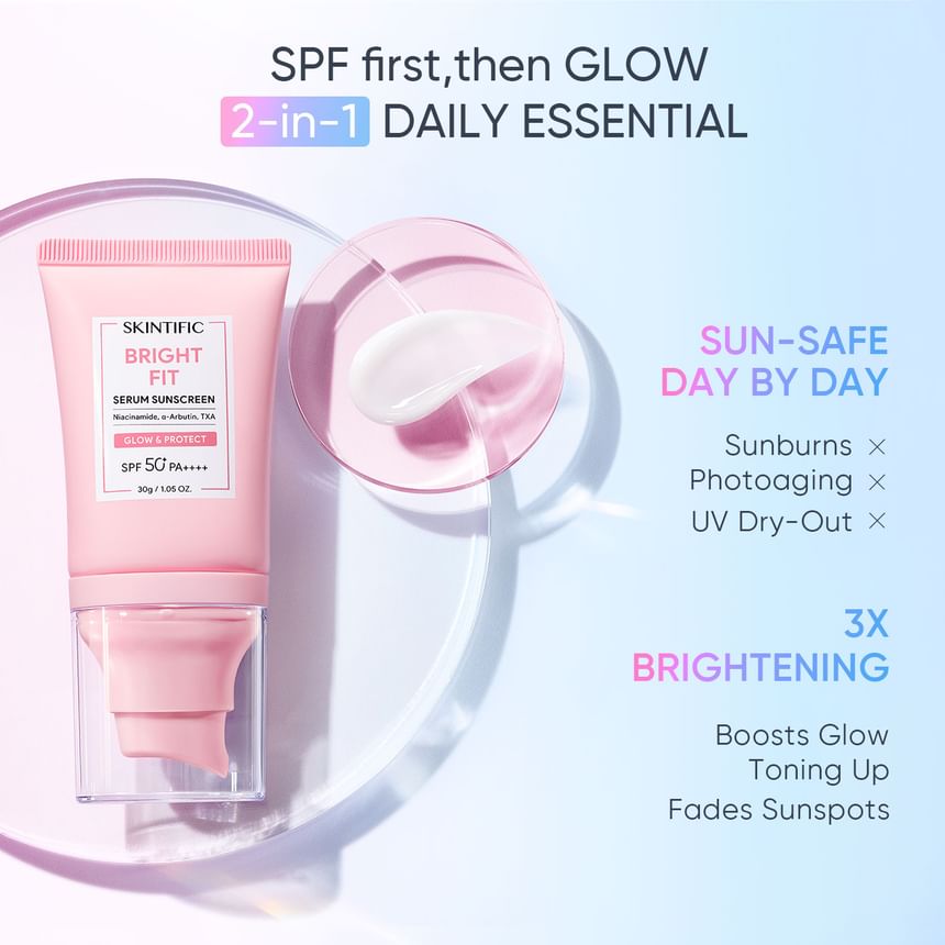 Skintific Bright Fit Serum Sunscreen (50ml)