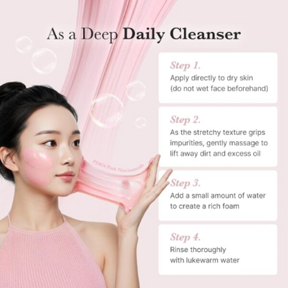 Medicube PDRN Pink Niacinamide Whip Cleanser (120gm)