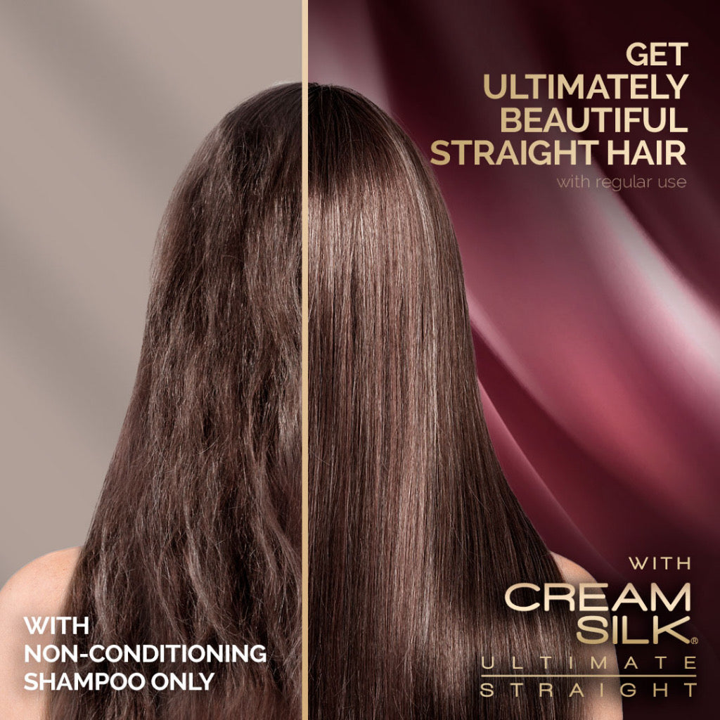 CREAM SILK Triple Keratin Rescue Ultimate Straight Ultra Conditioner (340ml)