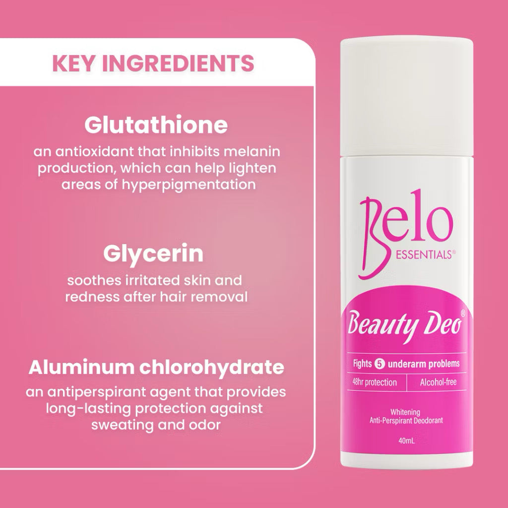 Belo Whitening Beauty Deo Roll On (40ml)