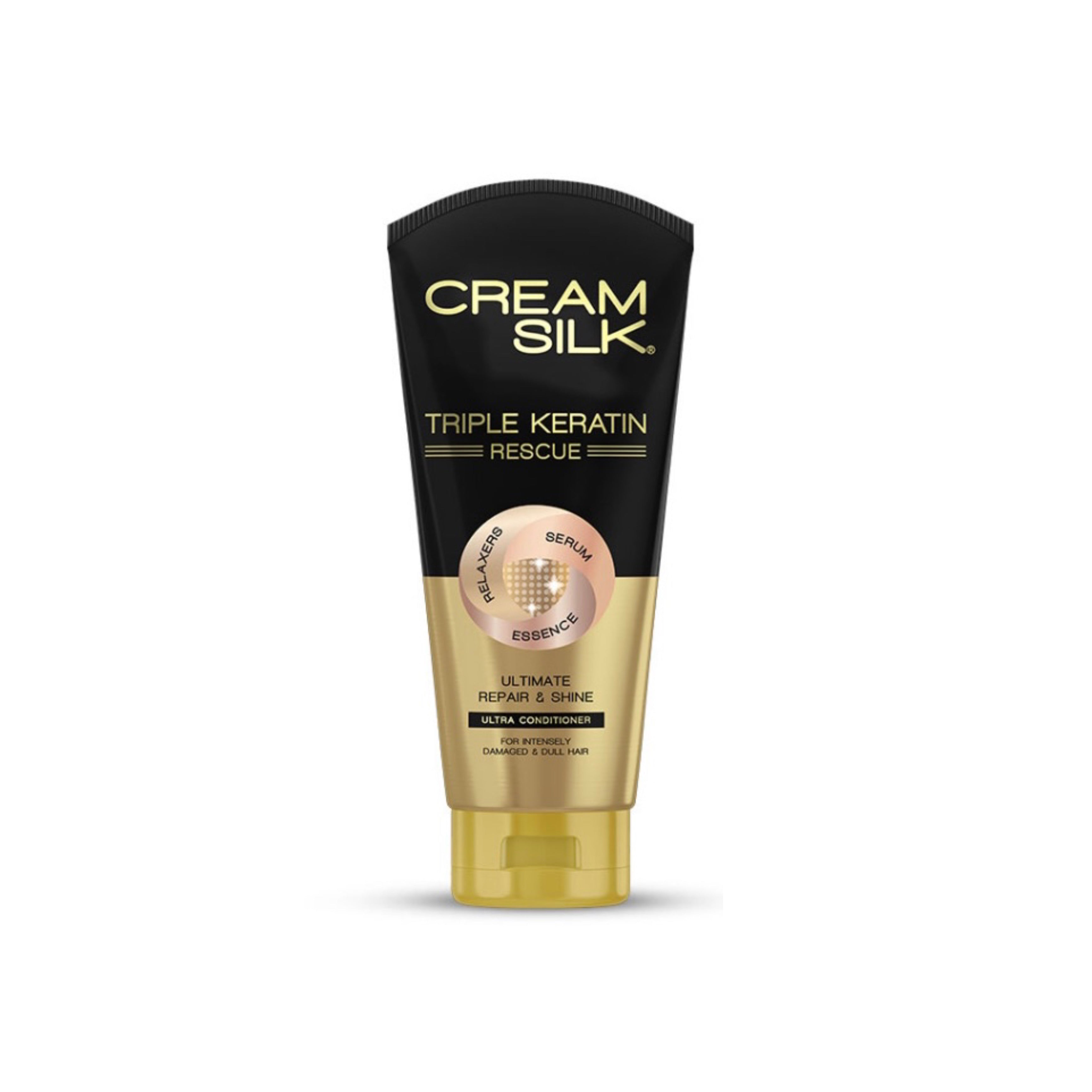 CREAM SILK Triple Keratin Rescue Ultimate Repair & Shine Ultra Conditioner (340ml)